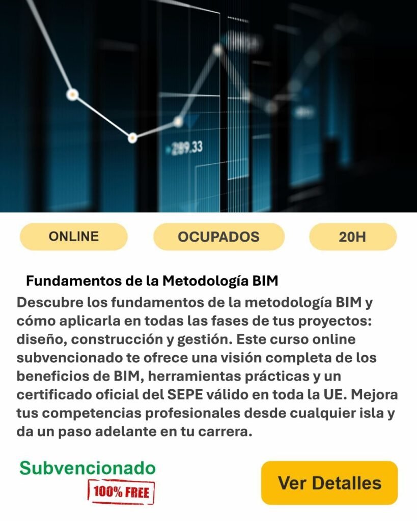 ocupados on line BIM construcción
