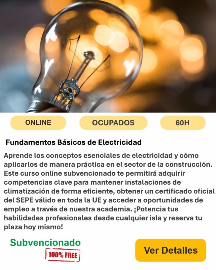 on line ocupados construcción electricidad basica