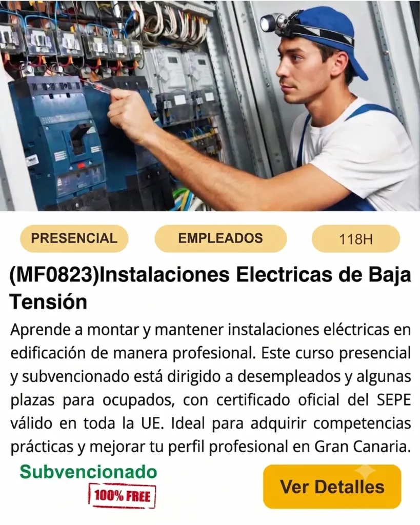 electricidad mantenimiento construcción ocupados