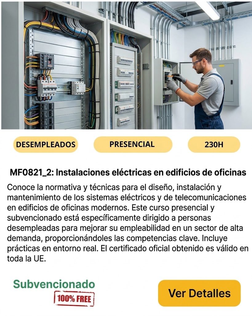 electricidad desempleados presencial