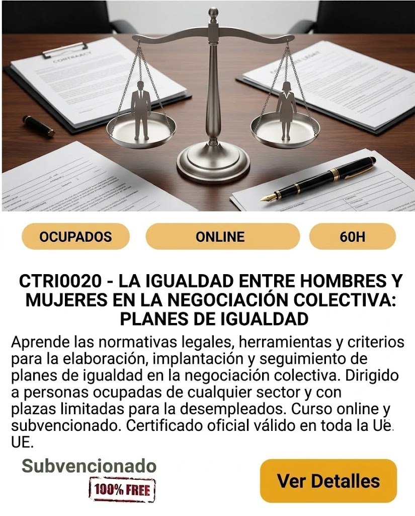 igualdad ocupados on line